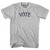Vote Adult Cotton T-Shirt - Grey Heather