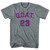 Goat 23 Purple Art Womens Tri-Blend Junior Cut T-Shirt - Athletic Grey