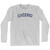 Cheerio Adult Cotton Long Sleeve T-shirt - Grey Heather