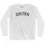 Colten Adult Cotton Long Sleeve T-shirt - White