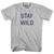 Stay Wild Adult Cotton T-Shirt - Grey Heather