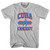 Cuba 90's Cricket Team Cotton Youth T-shirt - Grey Heather