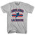 England 90's Lacrosse Team Cotton Youth T-shirt-Grey Heather