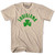 Louisiana State Shamrock Cotton T-shirt-Creme