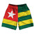 Togo Country Flag Athletic Running Fitness Exercise Shorts 7" Inseam Made In USA - Green Yellow Togo Country Flag Athletic Running Fitness Exercise Shorts 7" Inseam Made In USA - Green Yellow