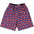 Tribe Cambodia Party Flags Lacrosse Shorts Made in USA - Blue Red