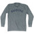 Bandung Vintage Adult Tri-Blend Long Sleeve T-shirt - Athletic Grey