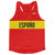Espana Running Tank Top Racerback Track and Cross Country Singlet Jersey Made In USA - Red