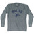 Malibu Beach Sea Turtle Adult Tri-Blend Long Sleeve T-shirt-Athletic Grey