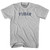 Fubar Womens Cotton Junior Cut T-Shirt - Grey Heather