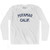 Miramar Adult Cotton Long Sleeve T-shirt - White