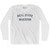 Real Estate Investor Adult Cotton Long Sleeve T-shirt - White