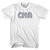 Chattanooga CHA Airport Womens Cotton Junior Cut T-Shirt - White