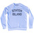 Staten Island Adult Tri-Blend Sweatshirt - White