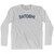 Satoshi Adult Cotton Long Sleeve T-shirt - Grey Heather