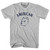 American Bulldog Womens Cotton Junior Cut T-Shirt - Grey Heather