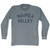 Waimea Valley Adult Tri-Blend Long Sleeve T-shirt - Athletic Grey