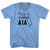 Florida A1A Adult Tri-Blend V-neck T-shirt - Athletic Blue
