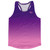 Indigo And Pink Ombre Running Track Tops Made In USA - Hot Pink