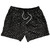 Elephant Skin Pattern 5" Swim Shorts Made in USA - Black