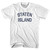 Staten Island Adult Cotton T-shirt - White