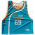 Flint Tropics Downtown 69 Blue Side Reversible Lacrosse Pinnie Made In USA - Blue Flint Tropics Downtown 69 Blue Side Reversible Lacrosse Pinnie Made In USA - Blue