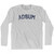 Adsum Adult Cotton Long Sleeve T-shirt - Grey Heather