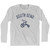 South Bend City Tricycle Adult Cotton Long Sleeve T-shirt - Grey Heather