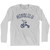 Honolulu City Tricycle Adult Cotton Long Sleeve T-shirt - Grey Heather