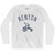 Renton City Tricycle Adult Cotton Long Sleeve T-shirt - White