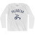 Pasadena City Tricycle Adult Cotton Long Sleeve T-shirt - White