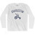 Charleston Tricycle Adult Cotton Long Sleeve T-shirt - White