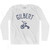 Gilbert City Tricycle Adult Cotton Long Sleeve T-shirt - White