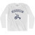 Henderson City Tricycle Adult Cotton Long Sleeve T-shirt - White