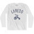 Laredo City Tricycle Adult Cotton Long Sleeve T-shirt - White