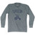 Salem City Tricycle Adult Tri-Blend Long Sleeve T-shirt - Athletic Grey