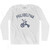 Philadelphia City Tricycle Adult Cotton Long Sleeve T-shirt - White