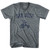 San Jose City Tricycle Adult Tri-Blend V-neck T-shirt - Athletic Grey