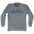Adana Text T-shirt Long Sleeve - Athletic Grey