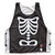 Skeleton Lacrosse Pinnie Made In USA - Black