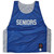 Seniors Lacrosse pinnie Made In USA - White/Blue