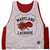 Maryland Crab Lacrosse Pinnie Made In USA - White & Red