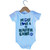 Infant Peace Love and The Beautiful Game Soccer One-piece Made In USA - White