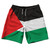 Palestine 10" Swim Shorts Made in USA - White Green