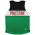 Palestine Finish Line Athletic Tank Top - White Green