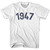 1947 Year Celebration Youth Cotton T-shirt - White