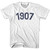 1907 Year Celebration Youth Cotton T-shirt - White