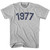 1977 Year Celebration Youth Cotton T-shirt - Grey Heather