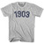 1903 Year Celebration Adult Cotton T-shirt - Grey Heather