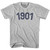1901 Year Celebration Adult Cotton T-shirt - Grey Heather